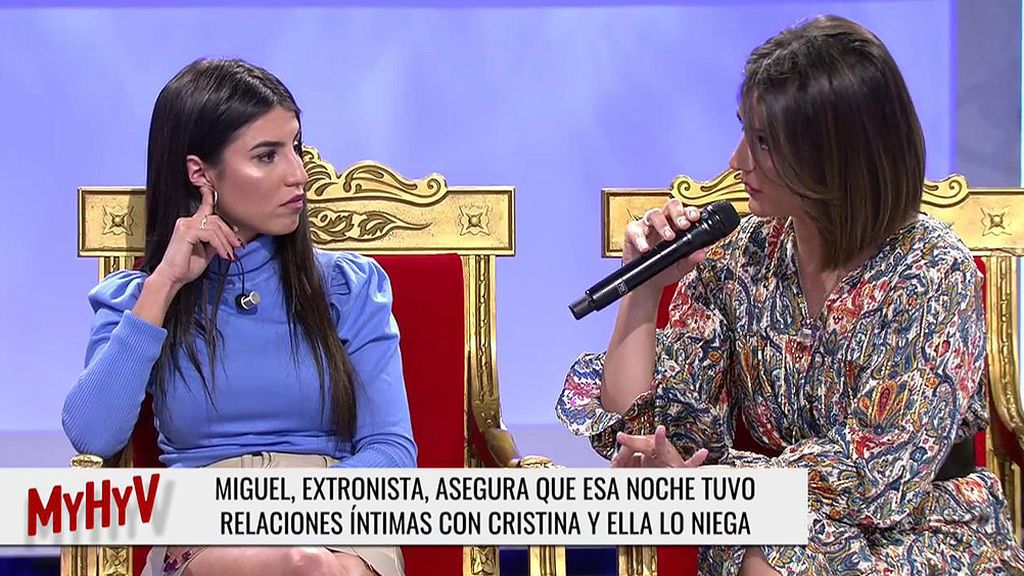 Nagore intenta que Cristina le cuente toda la verdad