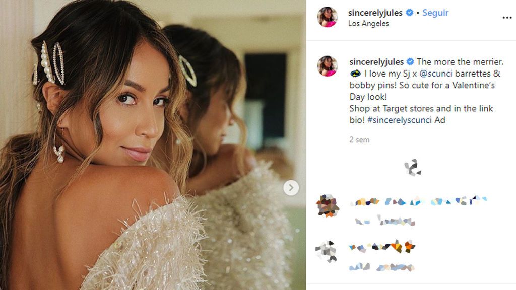 Fuente: Instagram de @sincerelyjules