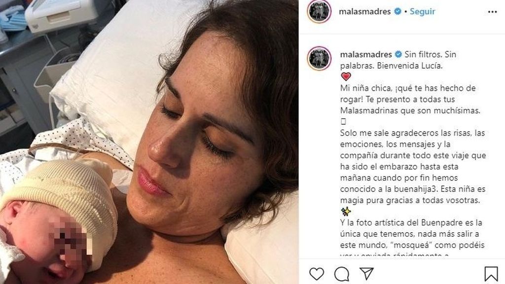 La 'malamadre' Laura Baena, con su hija Lucía