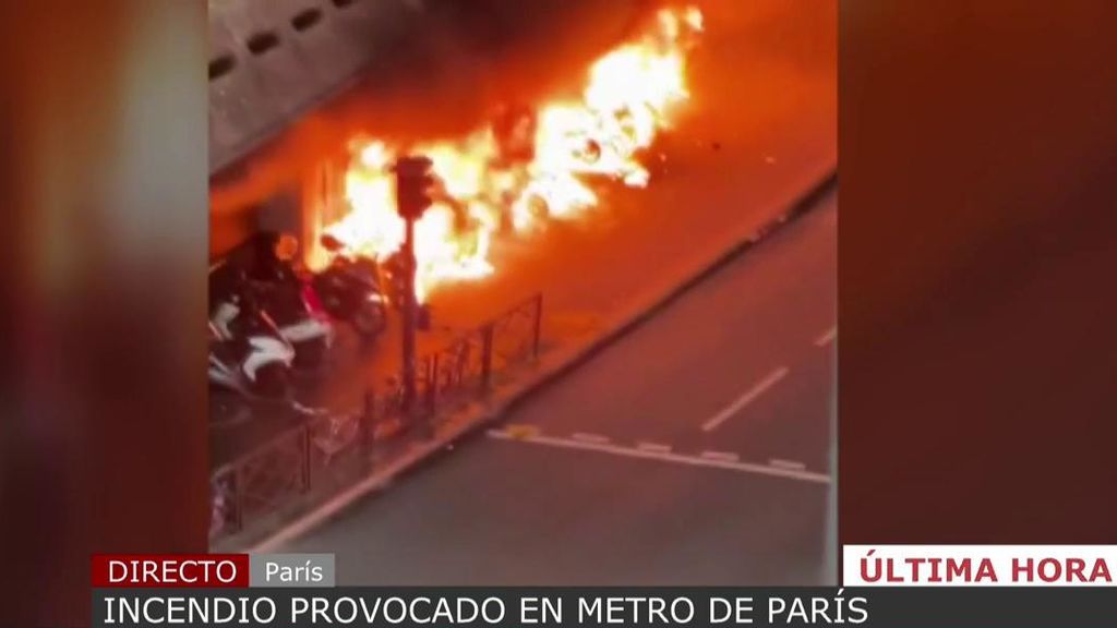 Incendio en la estación de metro Gare de Lyon en París
