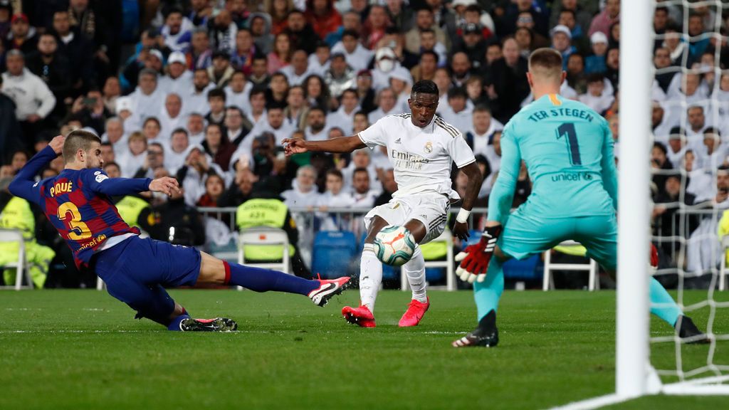 Vinicius decide El Clásico y coloca al Real Madrid líder de LaLiga por delante del Barça (1-0) Vinicius decide El Clásico y coloca al Real Madrid líder de LaLiga por delante del Barça (1-0)
