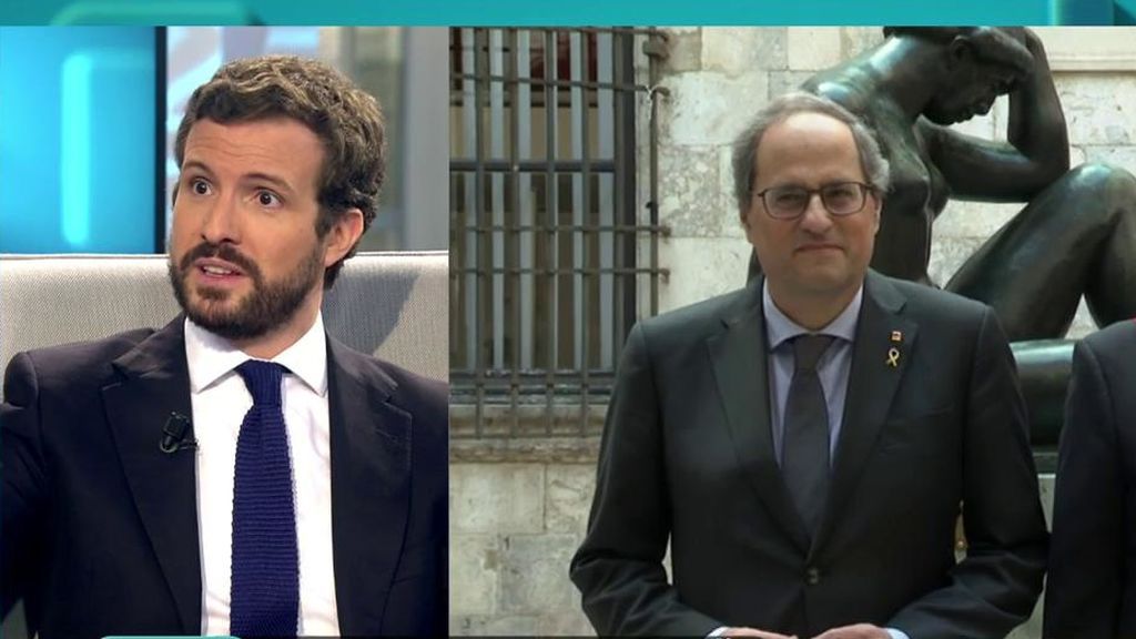Pablo Casado, sobre la situación en Cataluña: “El problema es que Pedro Sánchez los ha normalizado como sus socios políticos”