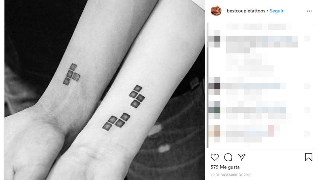 Los tatuajes relacionados con el famoso videojuego también son un acierto seguro entre las parejas.