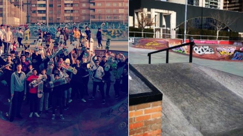 Un grupo de niños pide que no derriben su 'Skate Park' construido hace tres años para construir pisos en Zaragoza Un grupo de niños pide que no derriben su 'Skate Park' construido hace tres años para construir pisos en Zaragoza