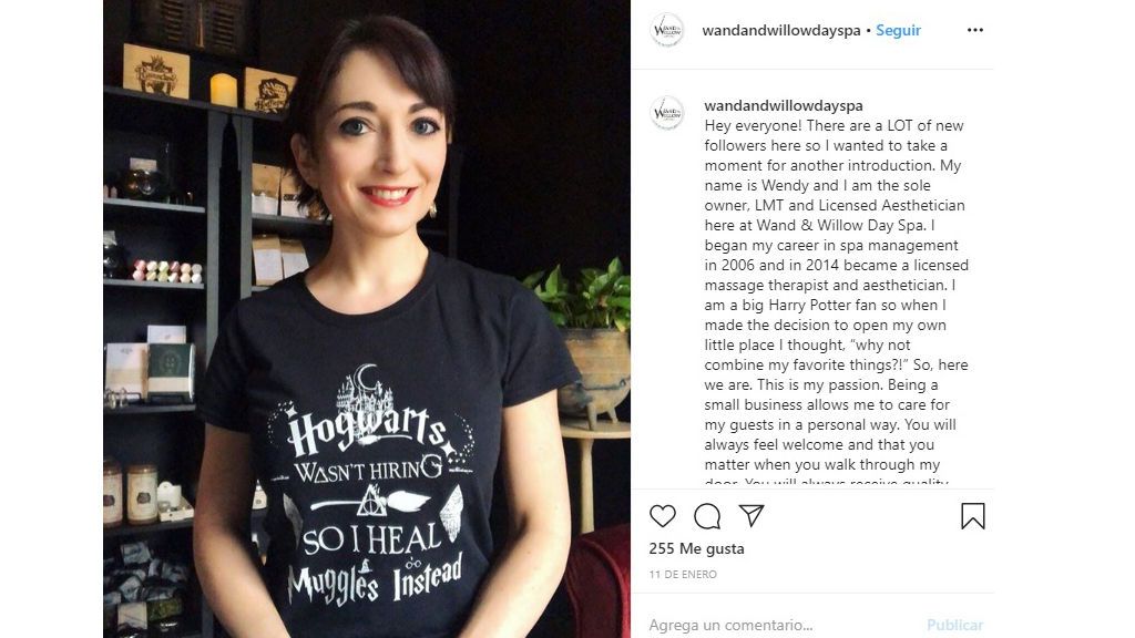 Wendy Piedad, dueña de este spa fantasía