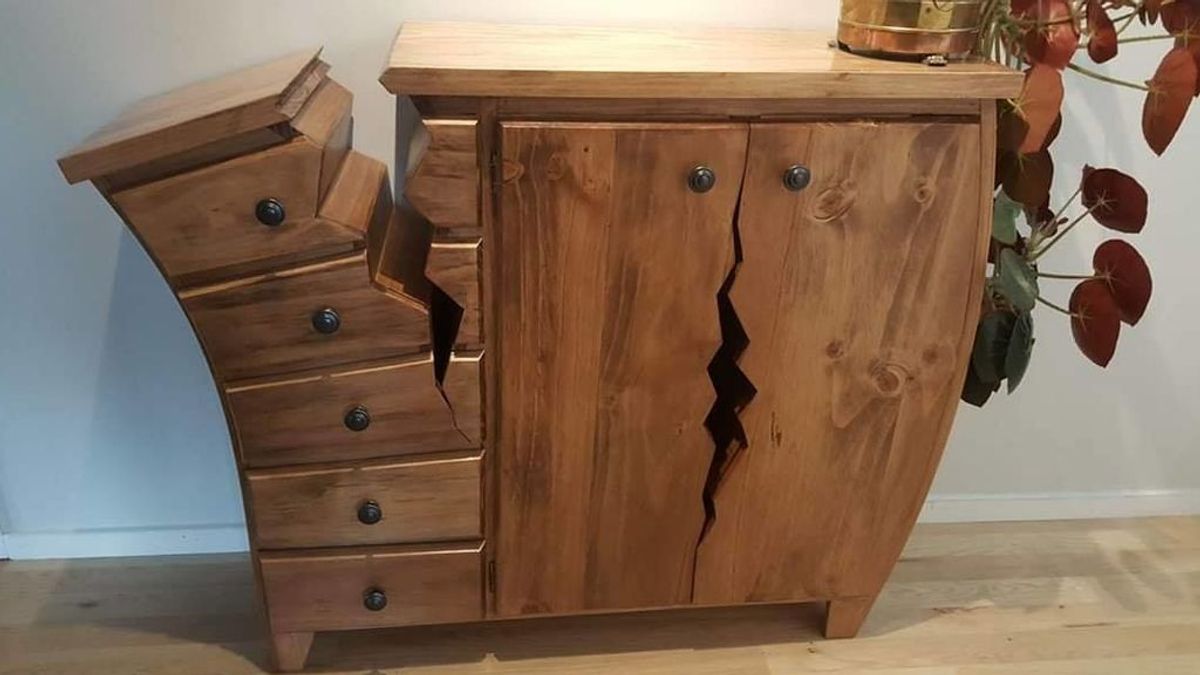 Los muebles totalmente extravagantes de un carpintero que se vuelven viral en redes