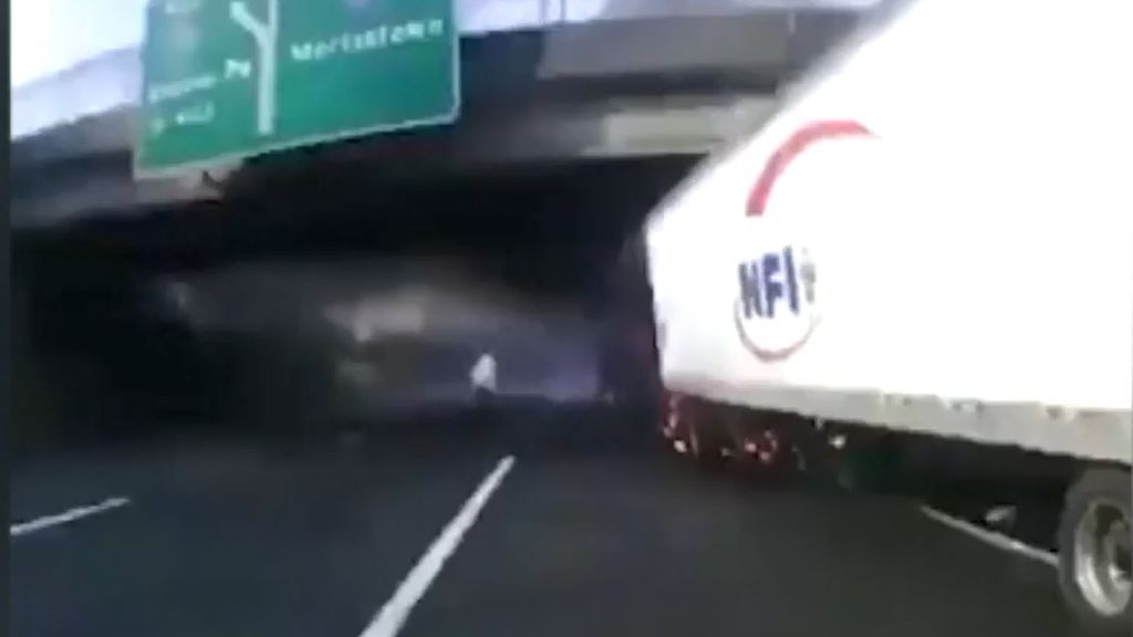 Camión explota en New Jersey
