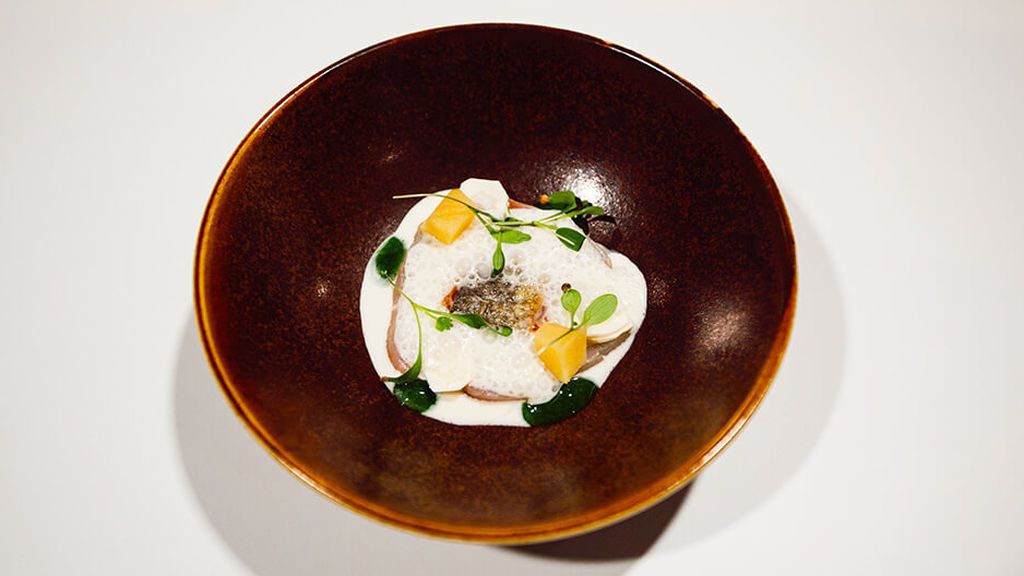 Dorada con membrillo