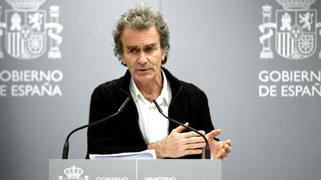 Fernando Simón durante su rueda de prensa Fernando Simón durante su rueda de prensa