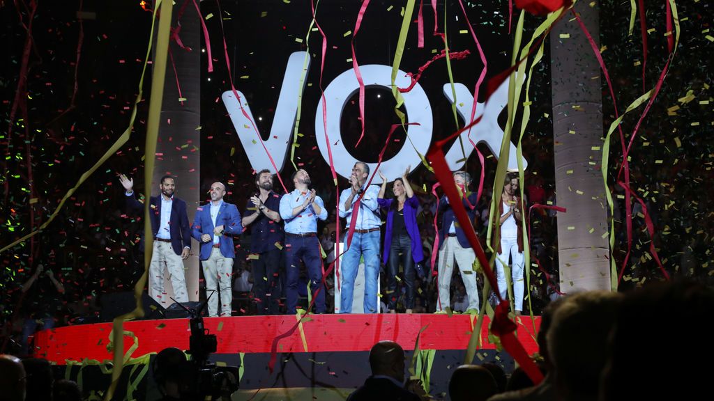 Vox celebra el mitin de su Congreso Nacional en Vistalegre a pesar del coronavirus Vox celebra el mitin de su Congreso Nacional en Vistalegre a pesar del coronavirus