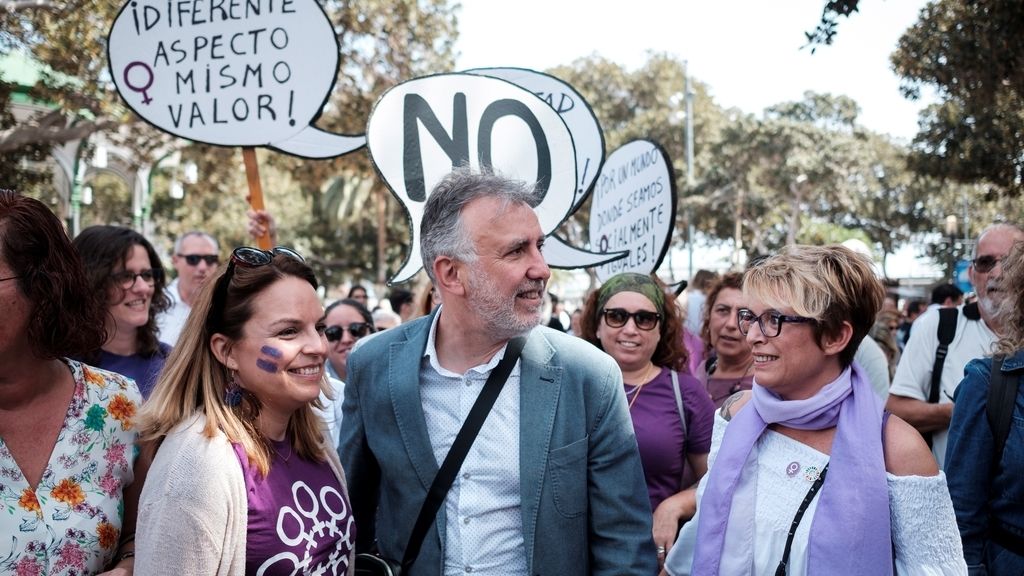 Manifestación por el Día Internacional de la Mujer, en imágenes