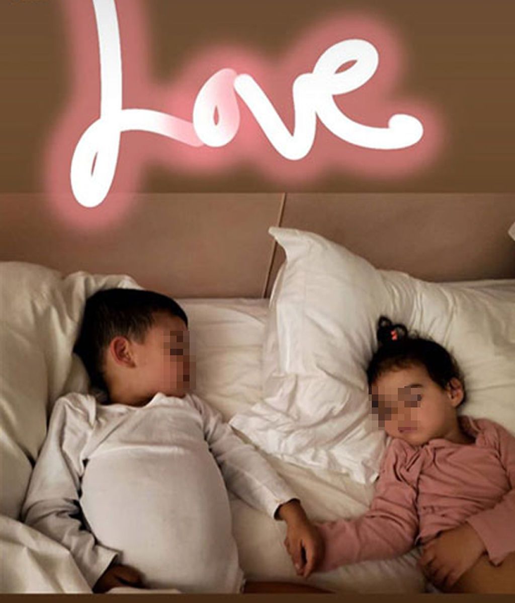 La tierna foto de los hijos de Georgina y Cristiano