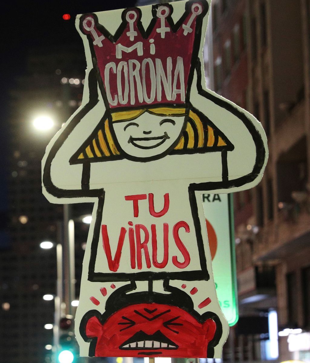 Manifestación por el Día Internacional de la Mujer, en imágenes