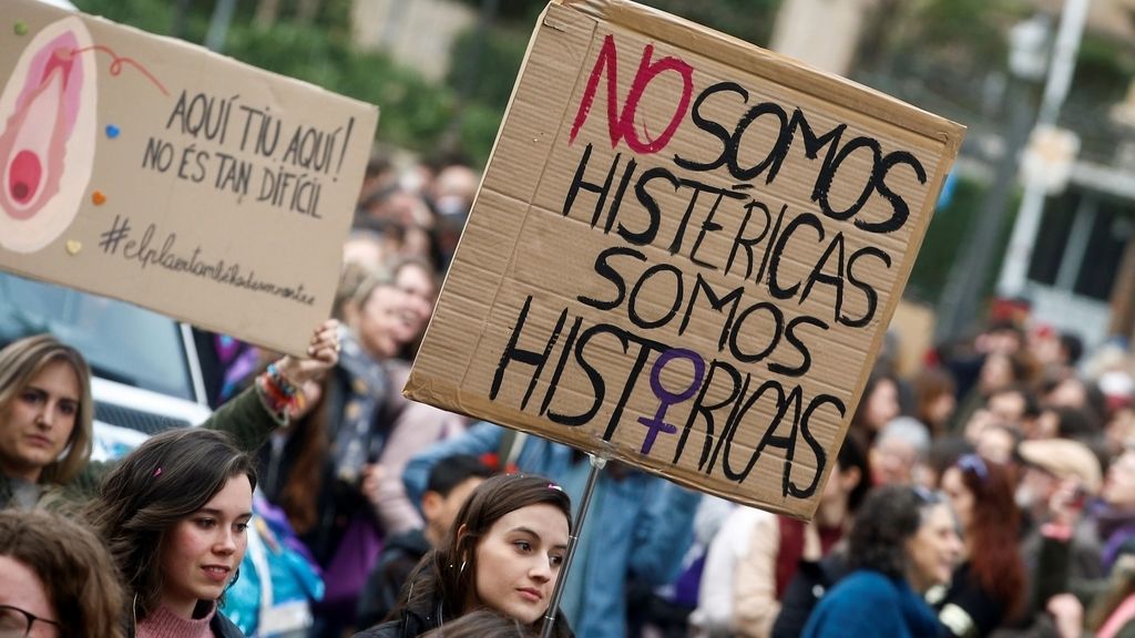 Manifestación por el Día Internacional de la Mujer, en imágenes