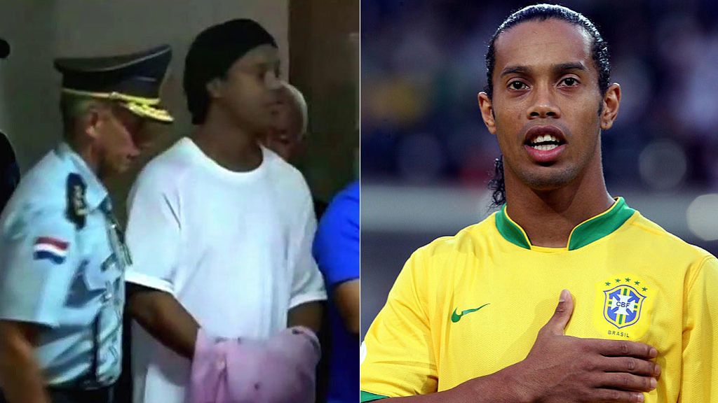 Ronaldinho podría pasar 6 meses en prisión preventiva: desconocían que los pasaportes eran falsos y se los regalaron