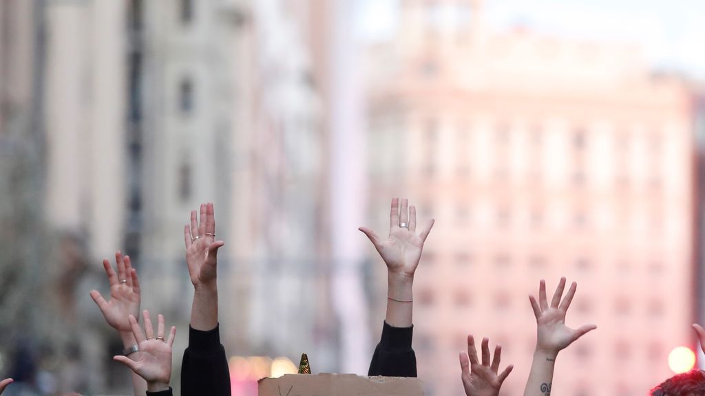 Manifestación por el Día Internacional de la Mujer, en imágenes