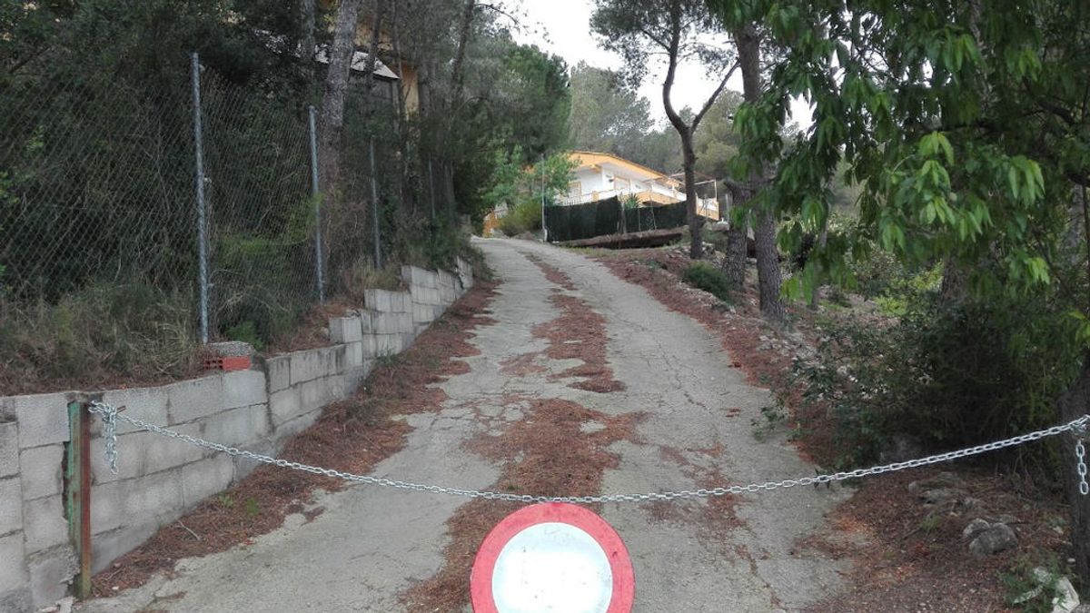 Chalé donde la mujer recibió el disparo Chalé donde la mujer recibió el disparo
