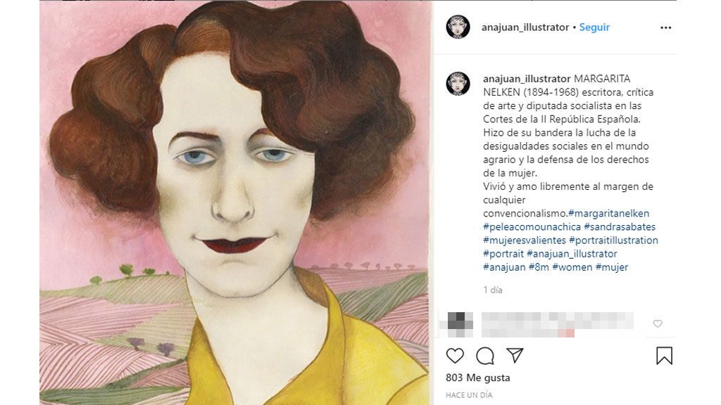 La ilustración de Ana Juan.