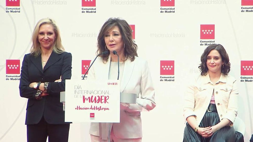 Ana Rosa galardonada en los ‘Premios 8 de marzo’: “Nos queda ese gran paso para la igualdad real”