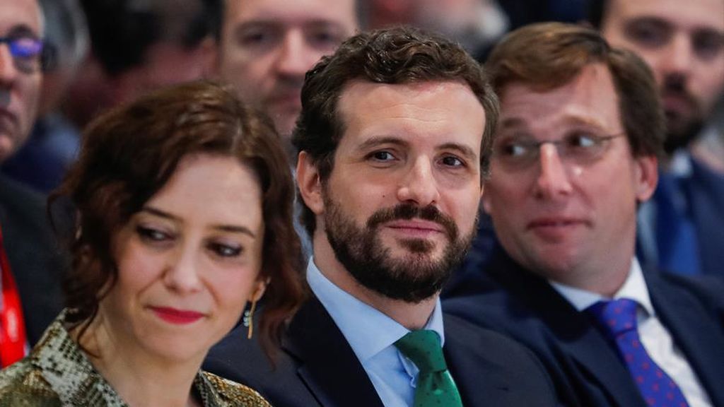 Pablo Casado en un acto con Díaz Ayuso y Martínez Almeida Pablo Casado en un acto con Díaz Ayuso y Martínez Almeida