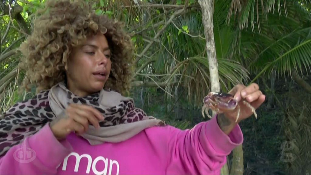 Yiya indulta a un cangrejo