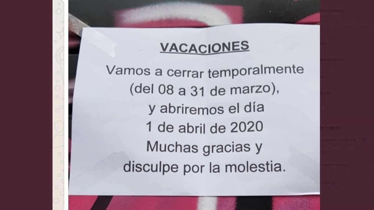 Los locales chinos echan el 'cierre por vacaciones' en Madrid ante la epidemia del coronavirus