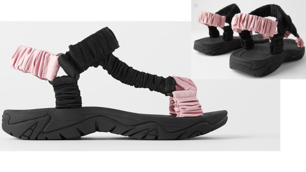 Las sandalias deportivas de Zara.