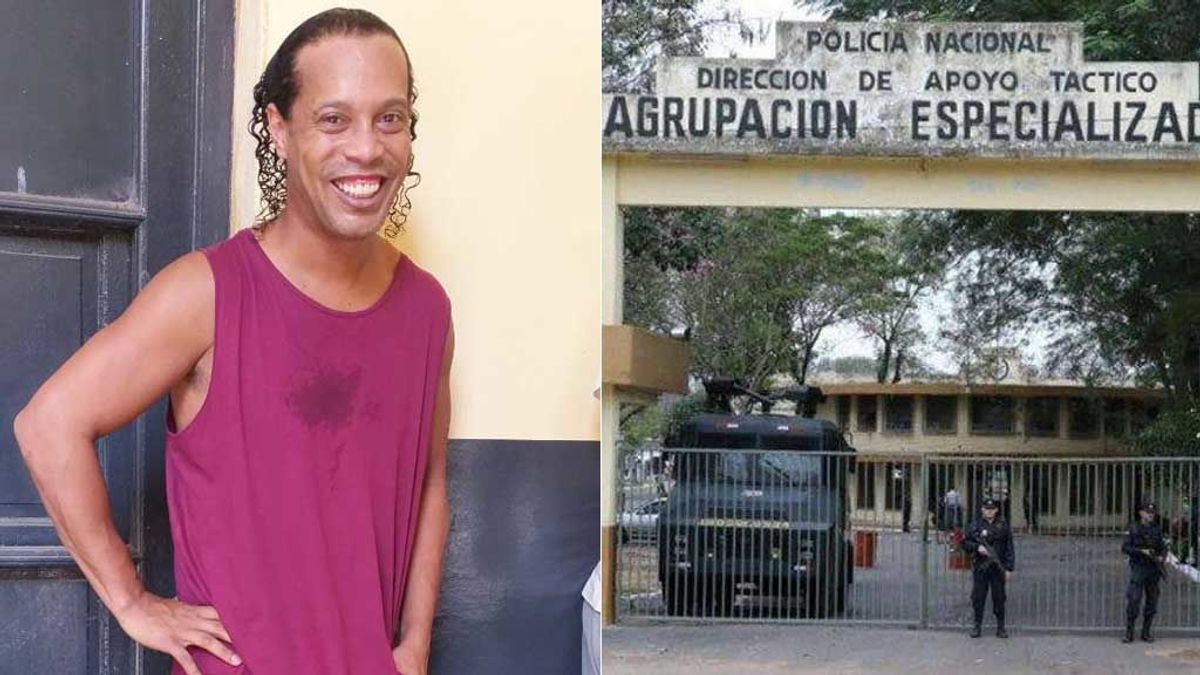 Alcohol, mujeres, móvil y fiestas nocturnas: la vida en la cárcel de Ronaldinho junto a narcos y políticos corruptos