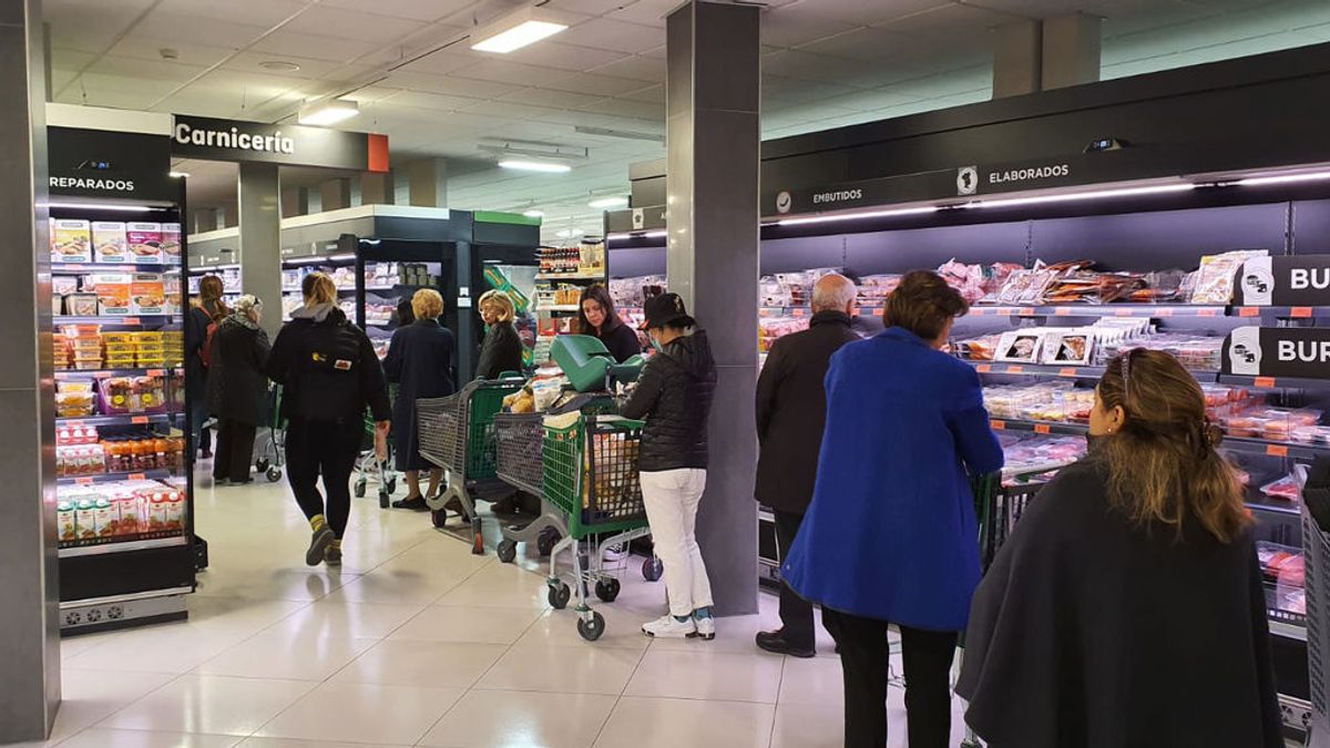 Algunos supermercados disparan sus ventas en Madrid hasta un 145% Algunos supermercados disparan sus ventas en Madrid hasta un 145%