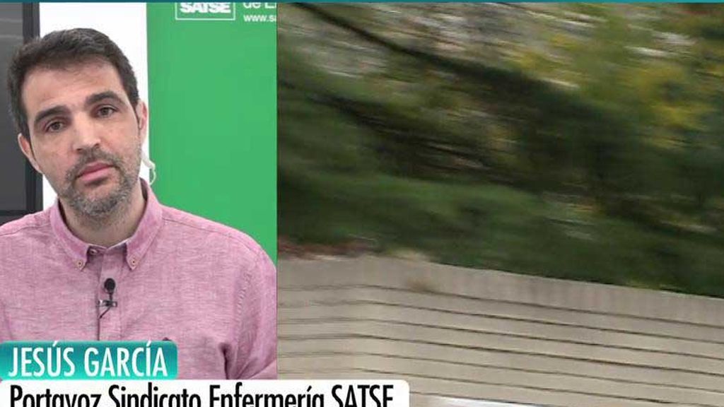 Jesús García, portavoz Sindicato Enfermería SATSE: "Faltan equipos de protección, el personal está extenuado" Jesús García, portavoz Sindicato Enfermería SATSE: "Faltan equipos de protección, el personal está extenuado"