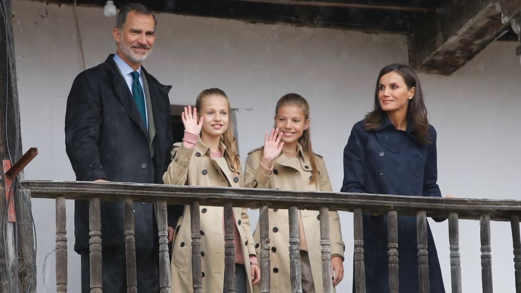 Visita de la familia real al Pueblo Ejemplar de la Fundación Princesa de Asturias