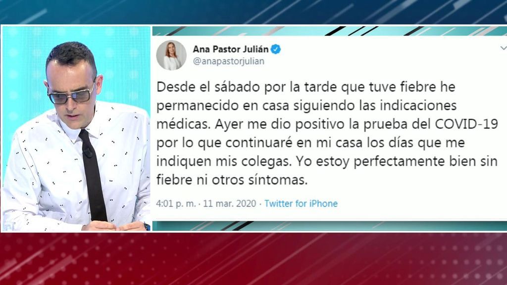 Risto Mejide agradece a Ana Pator el mensaje tranquilizador que ha mandado confirmando el coronavirus