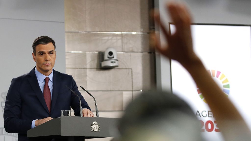 Pedro Sánchez comparece en Moncloa Pedro Sánchez comparece en Moncloa
