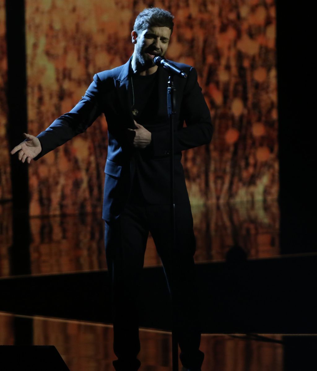 La actuación de Pablo Alborán en los Premios Goya