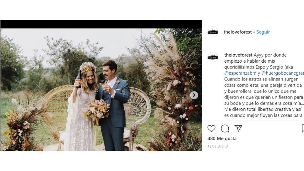 La empresa de wedding planner 'The Love Forest'.