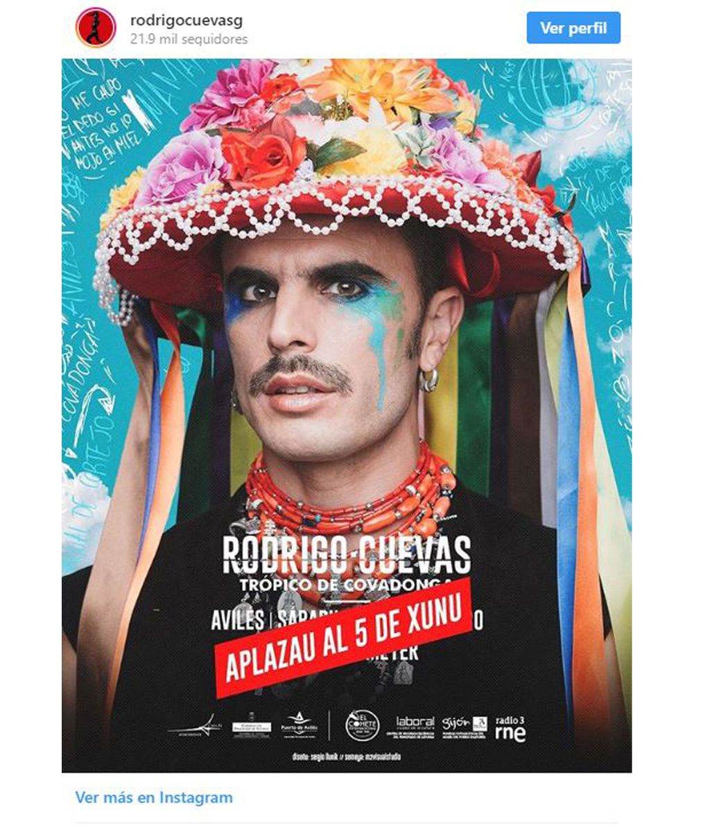 Cartel nuevo concierto de Rodrigo Cuevas