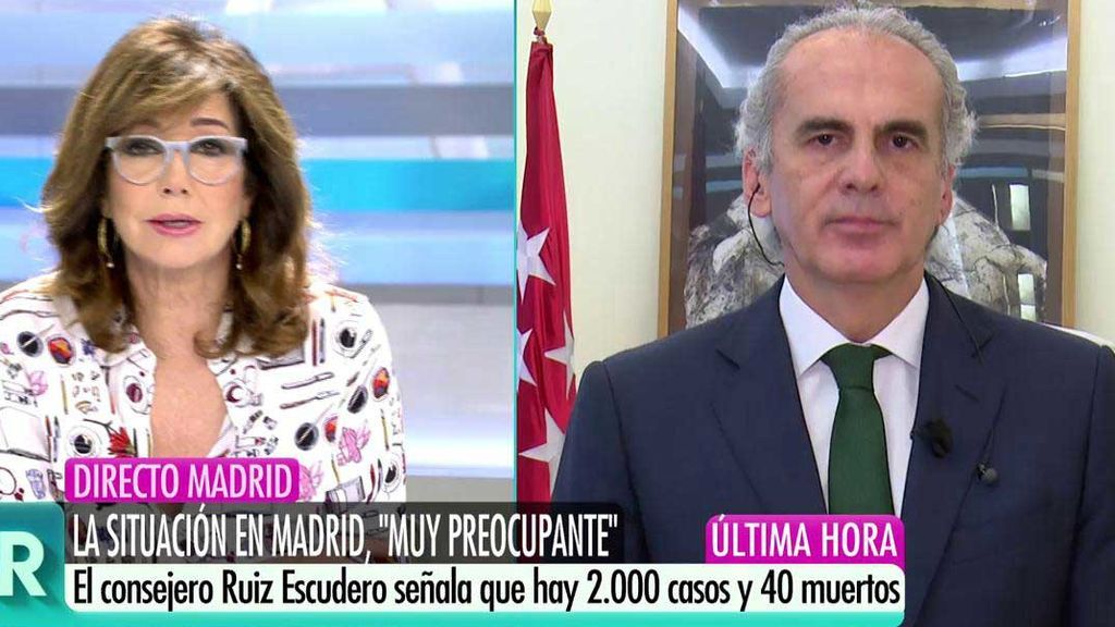 Consejero Sanidad Comunidad de Madrid: "No queremos llegar a esa situación de guerra de decir a quién le das un tratamiento"