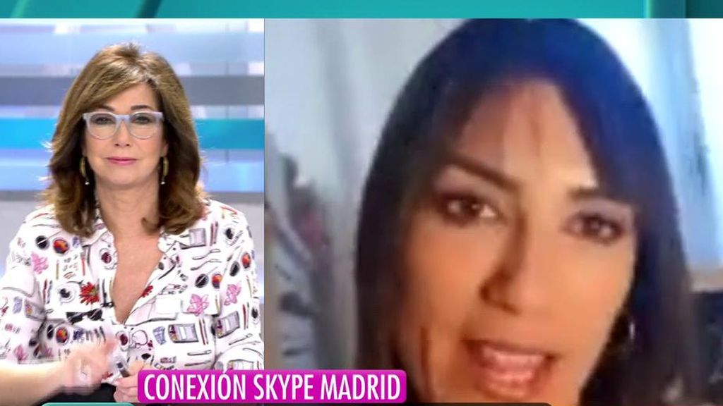Ana Rosa conecta en directo con Patricia Pardo desde su  casa: "Estoy desesperada"