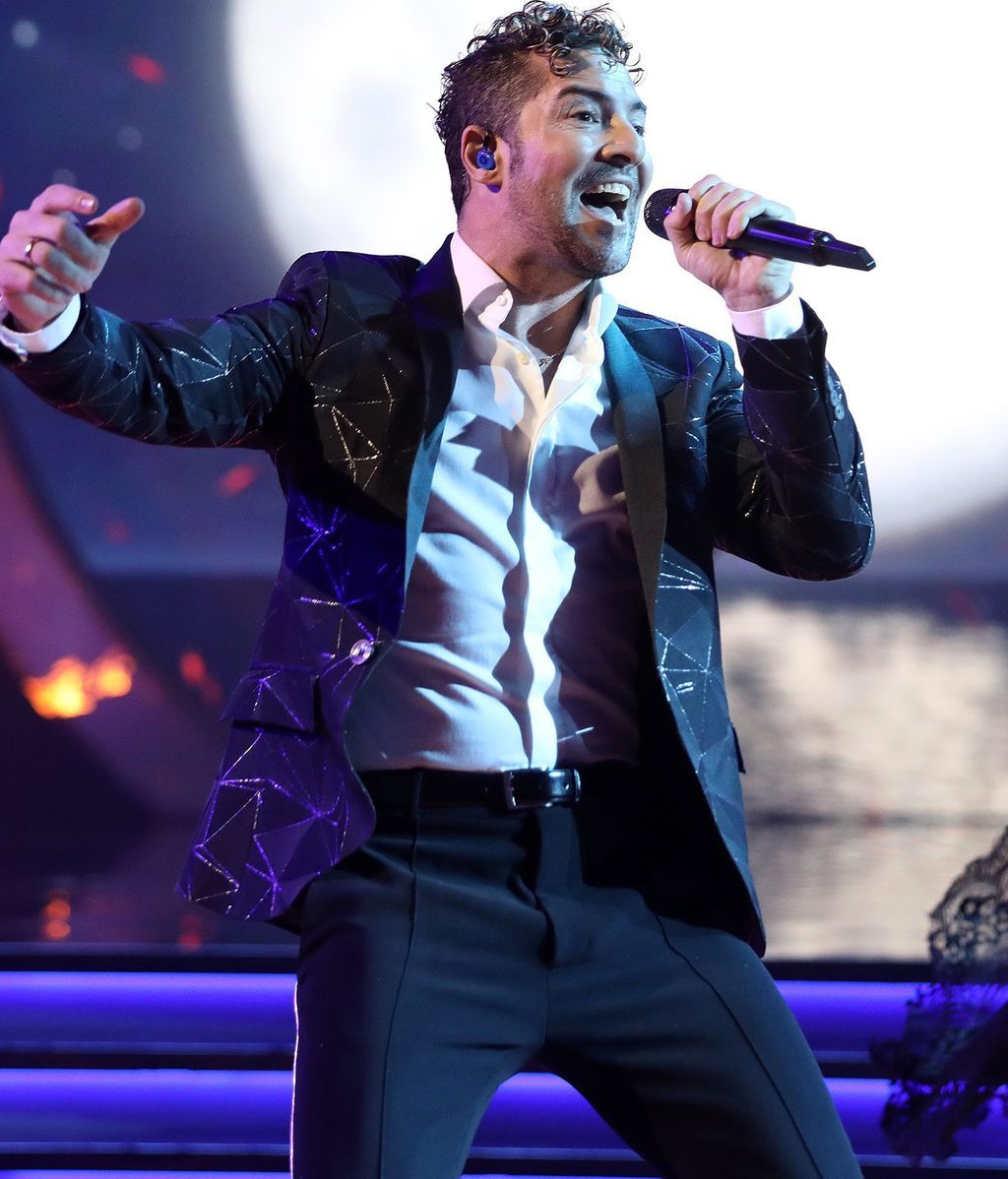 David Bisbal, en una actuación para Univisión