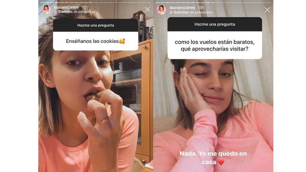 Los planes de Laura Escanes mientras se queda en casa
