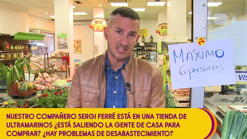 Sergi Ferré nos recomienda buenas prácticas para evitar el coronavirus haciendo la compra