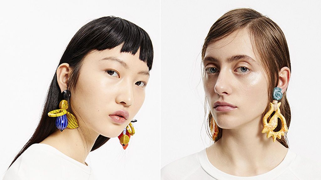 Pendientes de ceramica de Bimba y Lola