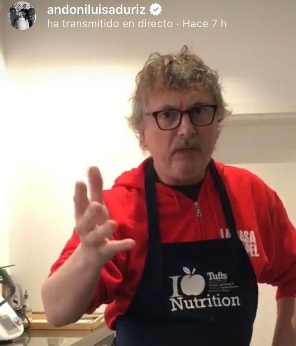 Andoni Aduriz comparte sus recetas en un directo de Instagram