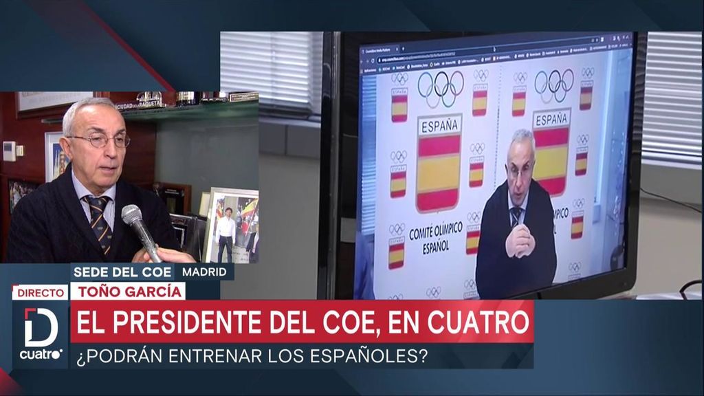 El presidente del Comité Olímpico Español, entrevistado en Deportes Cuatro