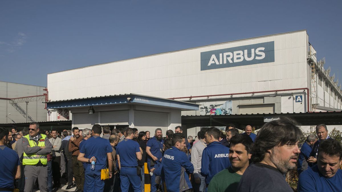 Airbus suspende la producción en España y Francia durante cuatro días Airbus suspende la producción en España y Francia durante cuatro días