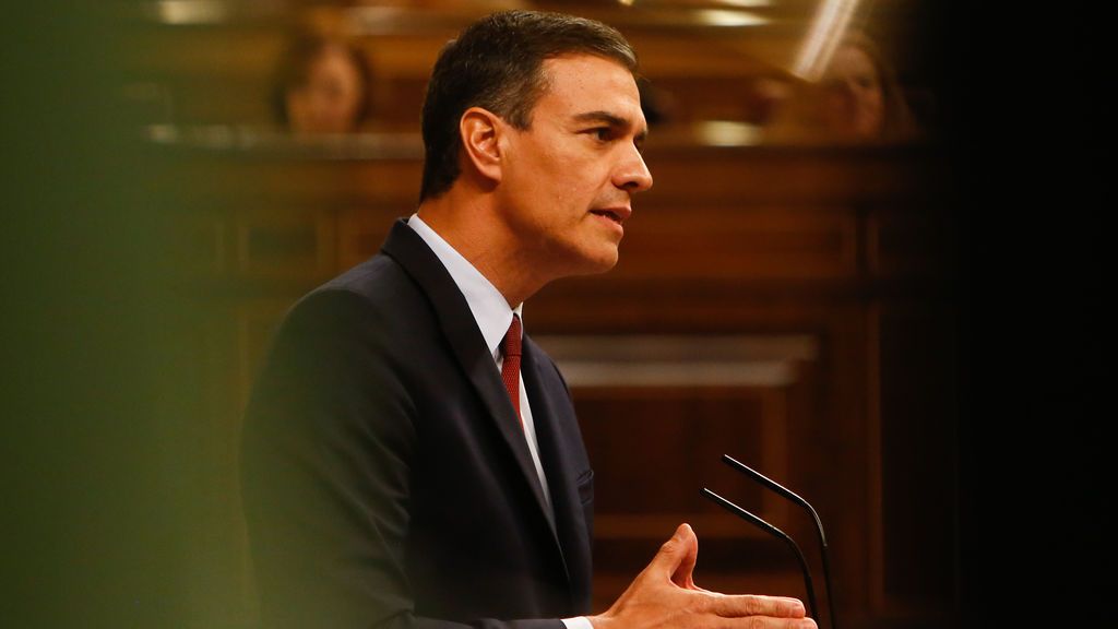Pedro Sánchez en la tribuna del Congreso de los Diputados Pedro Sánchez en la tribuna del Congreso de los Diputados