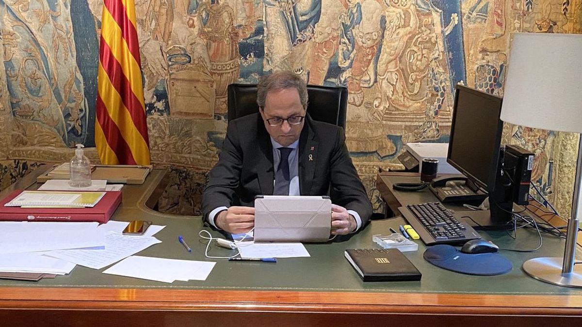 Torra: "Me importan un rábano las fronteras y las banderas" Torra: "Me importan un rábano las fronteras y las banderas"
