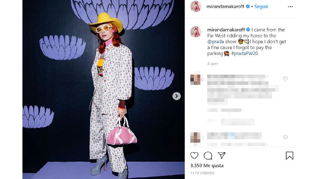 El streetstyle de Miranda Makaroff.