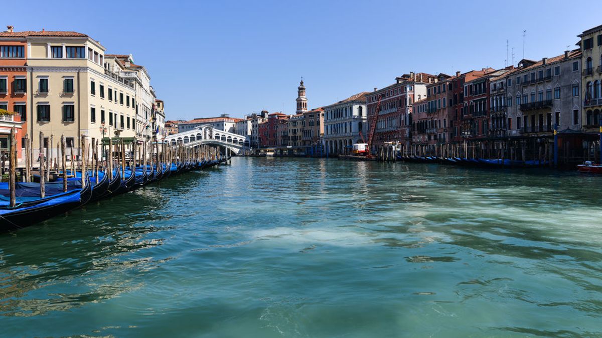 El coronavirus devuelve a Venecia las aguas cristalinas de sus canales El coronavirus devuelve a Venecia las aguas cristalinas de sus canales