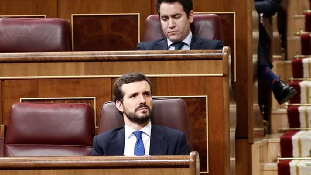 Pablo Casado interviene en el pleno del coronavirus Pablo Casado interviene en el pleno del coronavirus